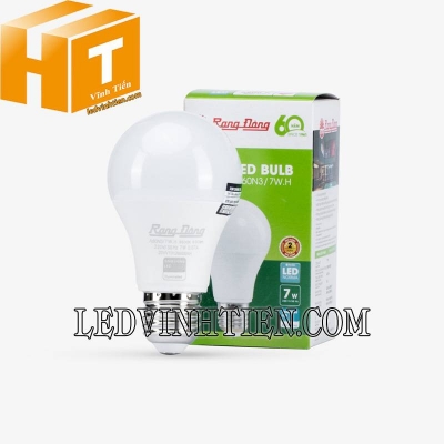 LED BULB Tròn A60N3/7W.H Rạng Đông