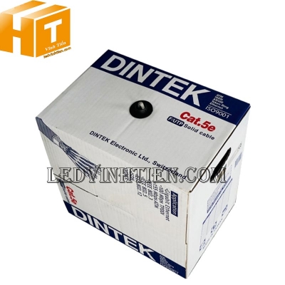 Cáp mạng CAT.5E UTP Dintek 4-pairs, 305m/thùng
