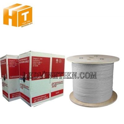 Cáp mạng Cat.6 U/UTP Premium Line Gray