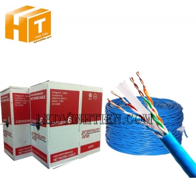 Cáp mạng Cat.6 U/UTP Premium Line Blue