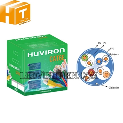 Cáp mạng CAT6 UTP HUVIRON F-UTP/CAT6