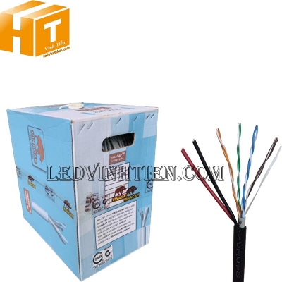 Cáp mạng outdoor VIVANCO CAT.5E UTP vỏ LDPE 