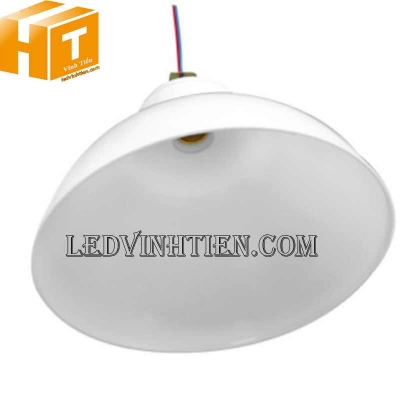 Chao đèn nhôm màu trắng sứ