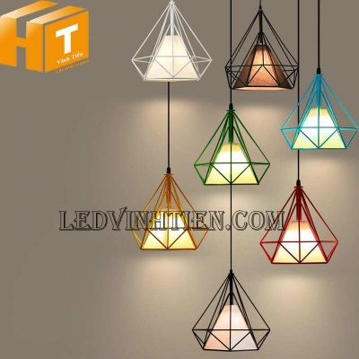 Choá đèn thả kim cương