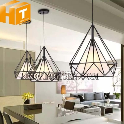 Choá đèn thả kim cương