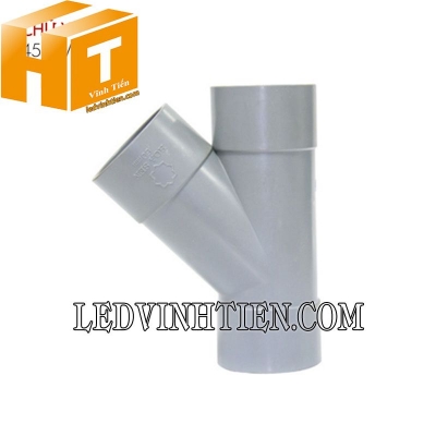 Chữ Y 45 độ uPVC Hoa Sen