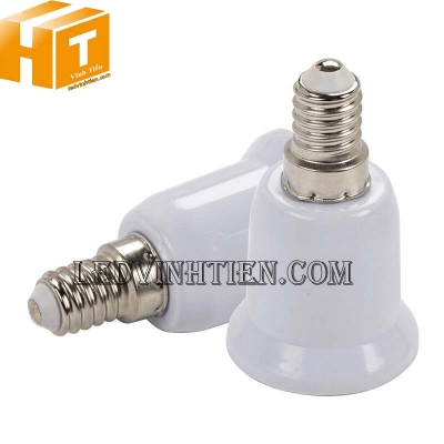 Đầu chuyển đổi đui xoáy từ E14 sang E27