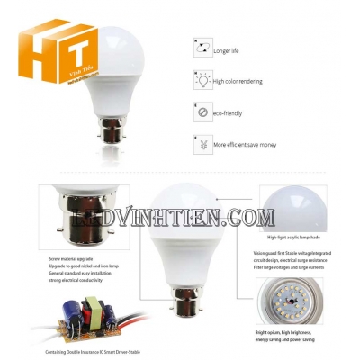 Đầu chuyển đổi đui xoáy từ E27 sang B22