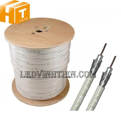 Dây cáp đồng trục Alantek RG6 Tri-Shield 301-RG0600-3SWH-1223