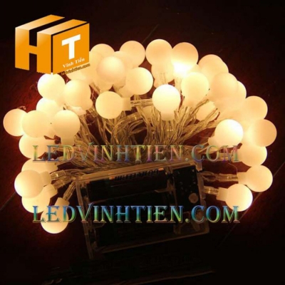 Đèn led bi cầu màu vàng