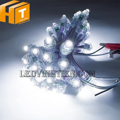 Led đúc f7 5V đầu trong màu trắng