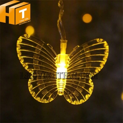 Led rèm hình con bướm vàng