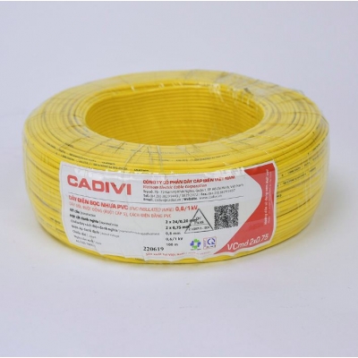 Dây điện Cadivi VCmd 2x2.5 - 0,6/1kV