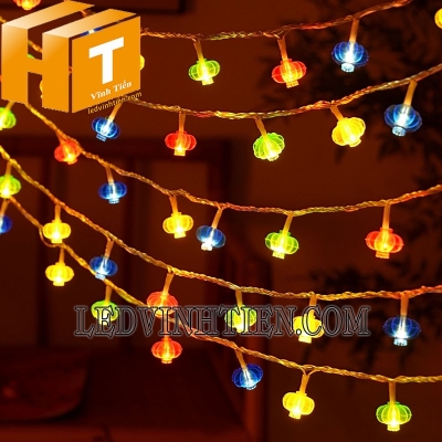 Dây led đèn lồng khía đủ màu