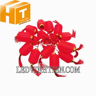 Dây led đèn lồng trụ 5m 16 bóng