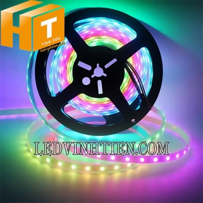 Led dây full màu 2815 12V bọc ống