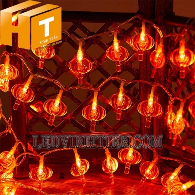 Dây led hình đèn lồng dùng pin
