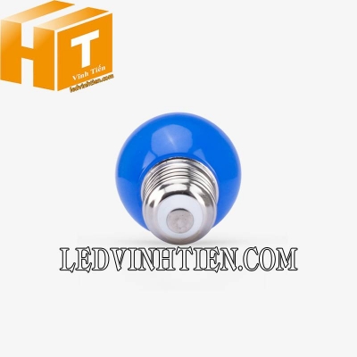 Đèn LED bulb tròn màu xanh dương A45B 1W Rạng Đông