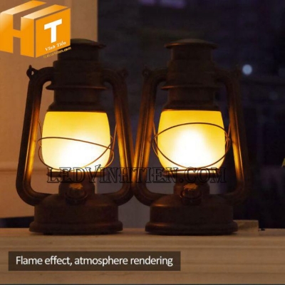 Đèn dầu retro di động