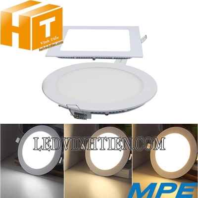 Đèn Led panel tròn 3 chế độ màu RPL-12-3C trắng, vàng, trung tính