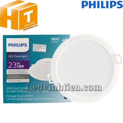 Đèn led âm trần Eridani DL190B LED18 D200 23W WH SNI Philips