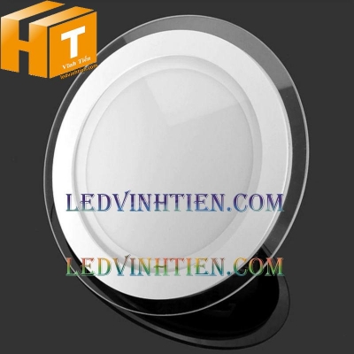 Đèn led âm trần viền kính 18w