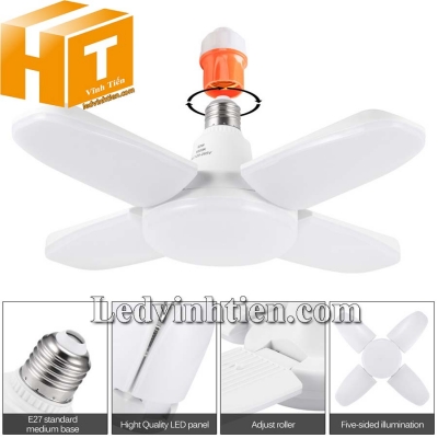 Đèn led cánh quạt 100W