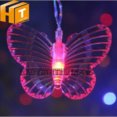 Led rèm hình con bướm 3m5 đủ màu