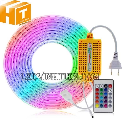 Đèn led dây COB 220V RGB