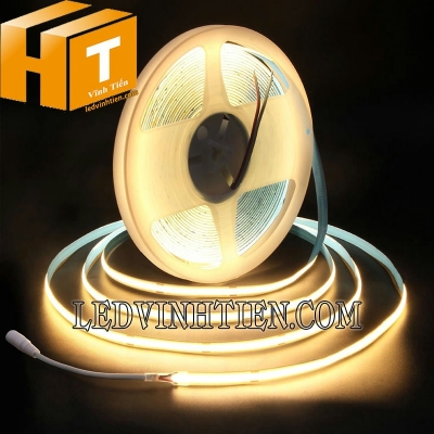 Đèn led dây COB 24V ánh sáng vàng nắng
