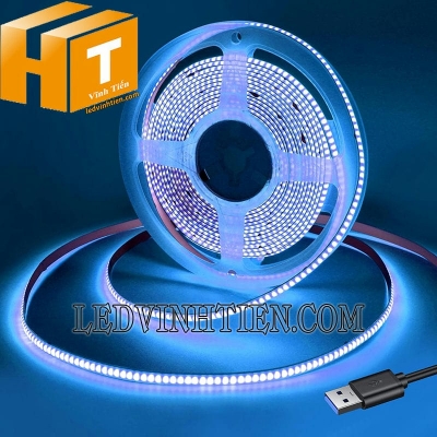 Đèn led dây COB 5V màu xanh dương