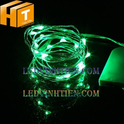 Led hạt gạo dùng pin xanh lá