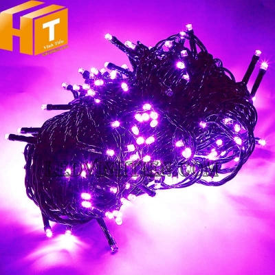 Đèn trang trí noel 50m hồng