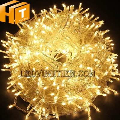 Đèn trang trí noel 100m màu vàng