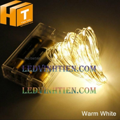 Led hạt gạo dùng pin màu vàng
