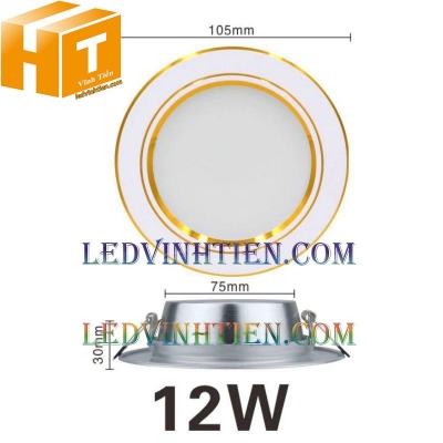 Đèn led downlight 12w