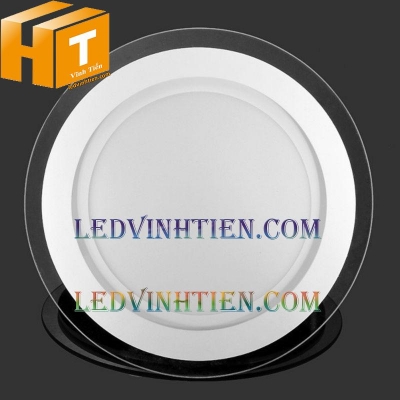 Đèn led âm trần viền kính 18w