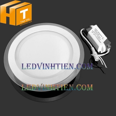 Đèn led âm trần viền kính 12w