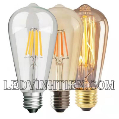 Đèn led edison ST64 4W