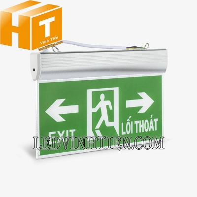 Đèn exit 2 mặt CD01 40x20/2.2W Rạng Đông