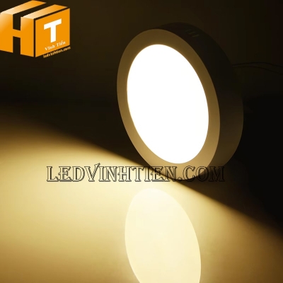 Đèn ốp nổi tròn 12w màu vàng