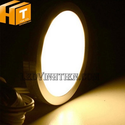 Đèn ốp nổi tròn 18w màu vàng