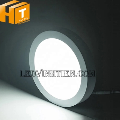 Đèn led ốp trần 6W tròn màu trắng