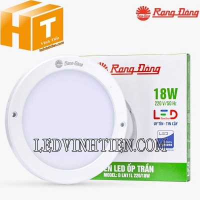 Đèn led ốp trần tròn 220/18W LN11