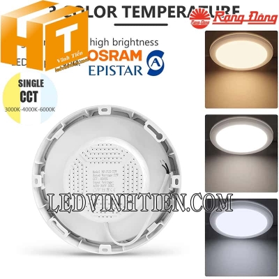 Đèn led ốp trần tròn đế nhôm LN09 220/22W