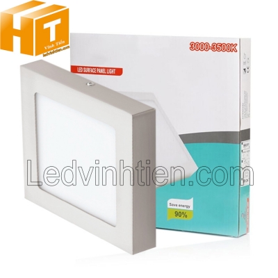 Đèn led ốp trần vuông 6W màu vàng