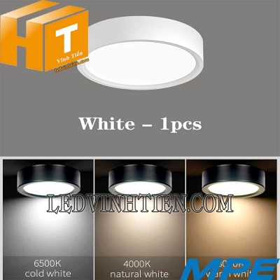 Đèn led panel ốp trần nổi vuông viền đen SSPLB-24W trắng, vàng