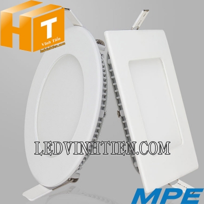 Đèn Led panel vuông âm SPL-9 trắng, vàng