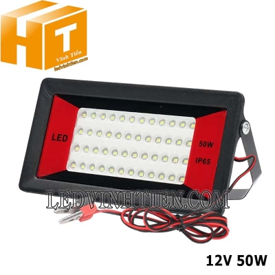 Đèn led pha 12V 50w siêu mỏng