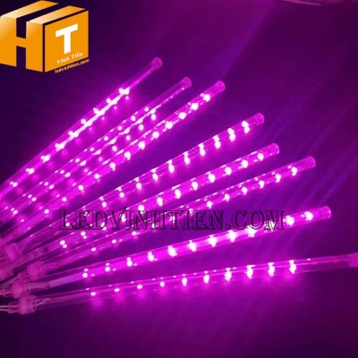Đèn led sao băng màu hồng